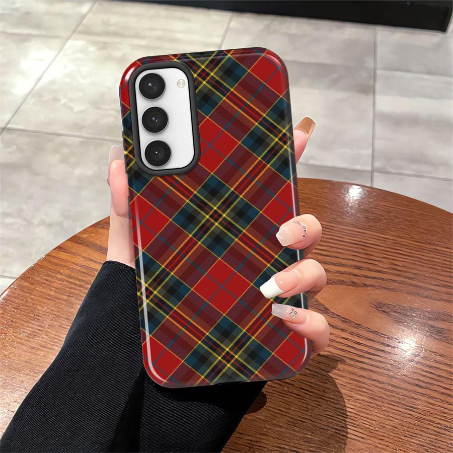 

Phone Case for Samsung Galaxy S25 A26 A56 S24 Ultra S23 S25Ultra S20 FE A16 S23Ultra A36 Soft Cover Capa Fashion Grid Retro Galaxy A26 5G