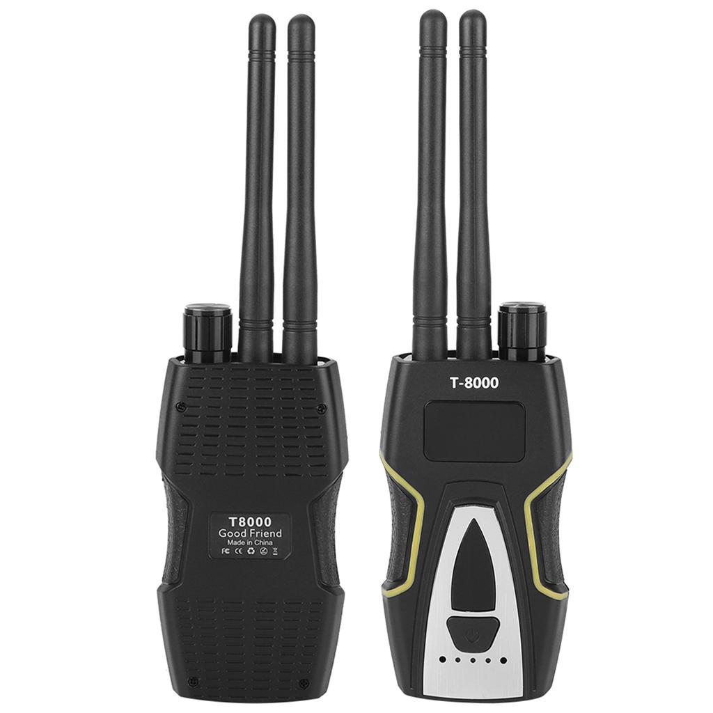 T-8000 RF Sinyal Dedektörü GSM Ses Bulucu GPS Tarama Dedektörü Gümüş