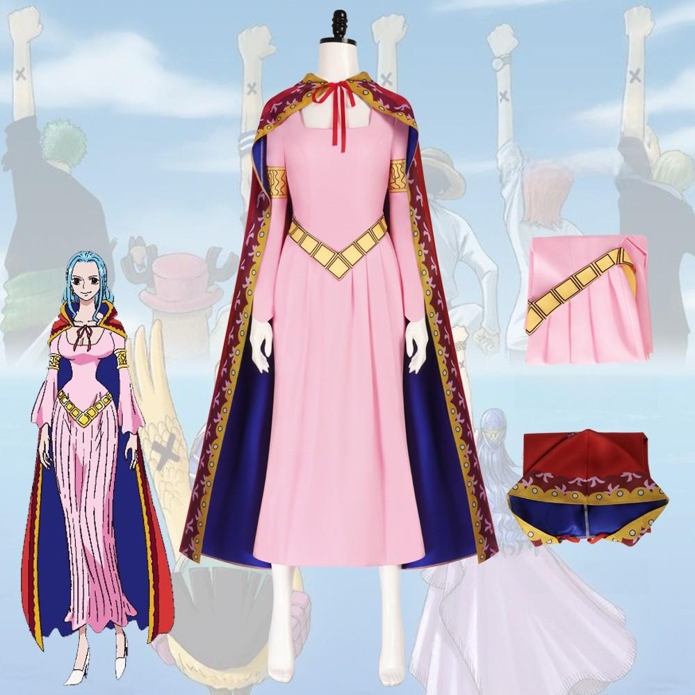 One Piece Nefertari D Vivi Cosplay Costume With Polyester Fabric For Anime Conventions