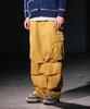 BIG UNION Pleated Cargo Pants (Ct) / Mustard