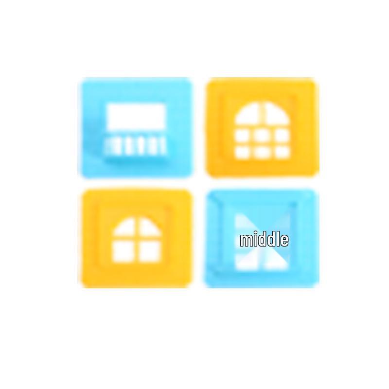 Magnetic Window Tiles: Colorful Building Blocks for Children