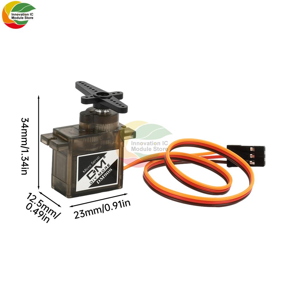 MG90S Servo Micro Analog Servo 360 Degree 12KG Metal Gear Servo for Helicopter Aircraft Boat Car RC Robot Analog Control