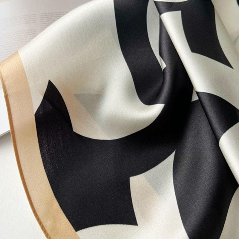 Camellia Xiaoxiangfeng Mulberry Silk Scarf Women'S Spring And Autumn Versatile 70 Square Scarf Scarf Silk Scarf