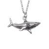 Mermaid Dolphin Ocean Life Pendant Antique Bronze Metal Men Collar Necklace Fashion Gift