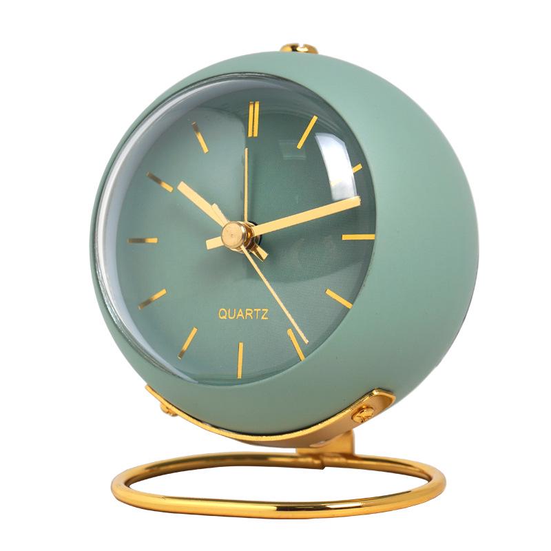 Nordic Minimalist Children's Silent Alarm Clock - Luminous Desktop Bedside Clock