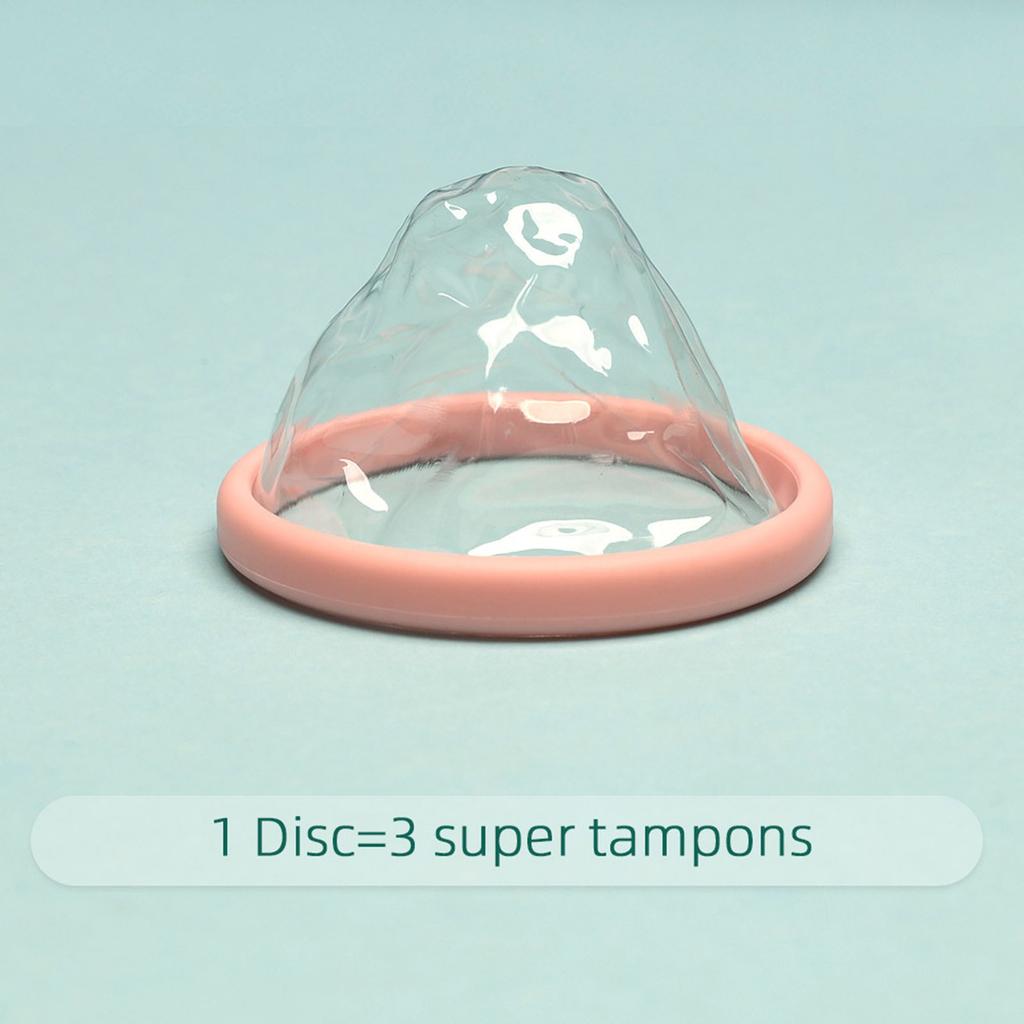 Silicone Disposable Menstrual Disc, Disposable Menstrual Ring, Female Menstrual Replacement