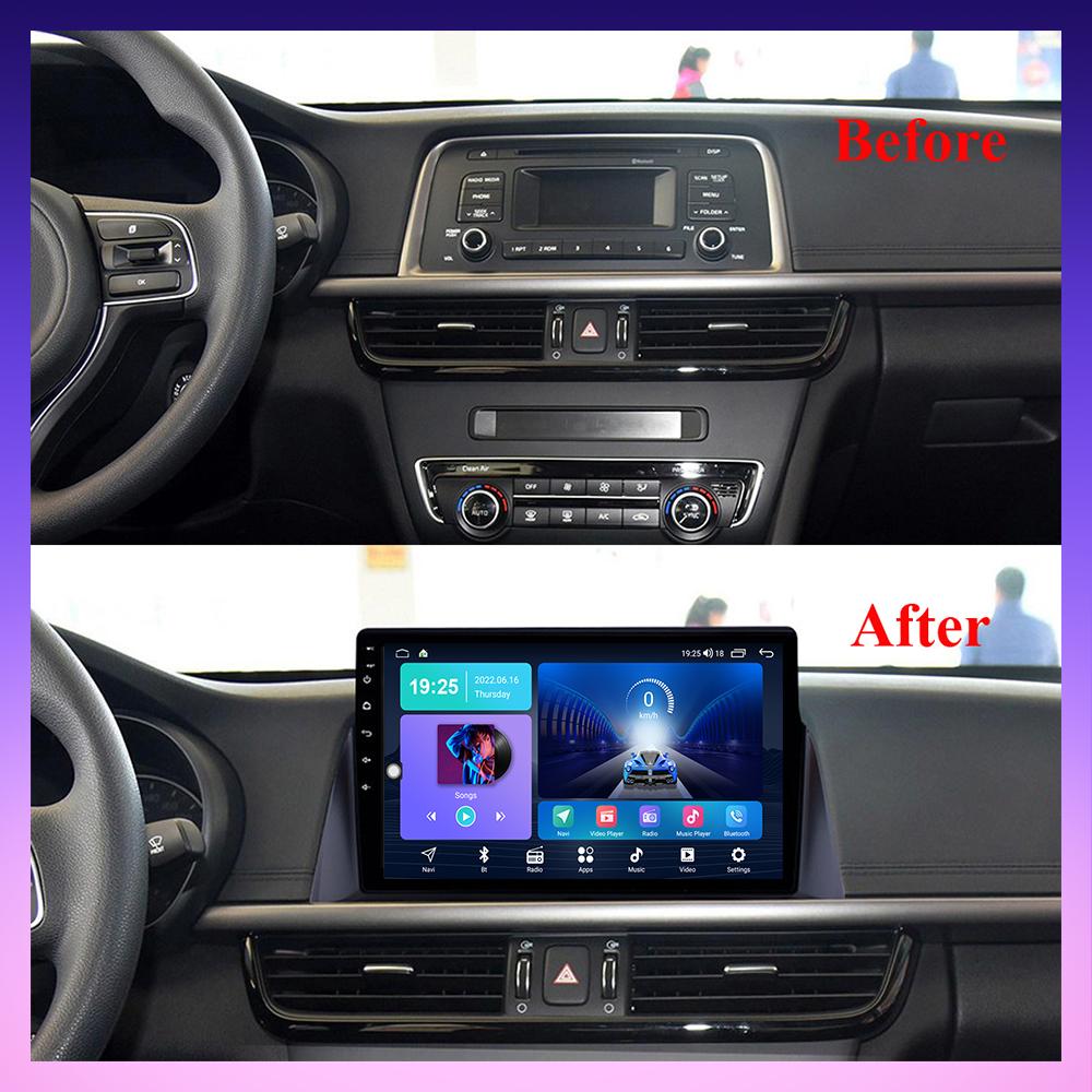 Autorádio 2 DIN Android Carplay pro KIA Optima 2016-2020 multimediální přehrávač hlavní jednotka stereo GPS navigace BT WIFI 4+64GB