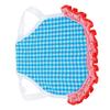 Chicken Vest Grid Poultry Back Protection Apron with Elastic Lace for Chicken Ducks GoosesBlue Grid