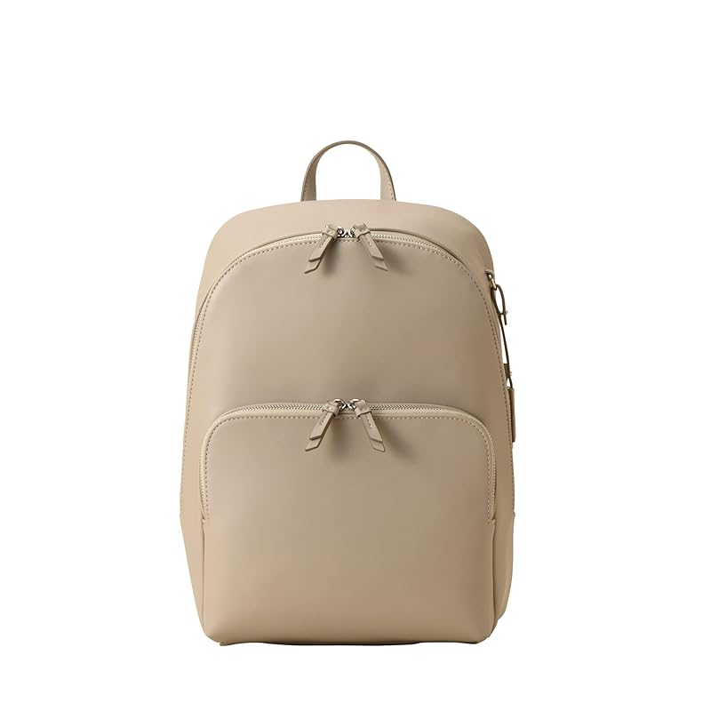 

[Double and day/night] rucksack poet round backpack A4 just size 11.0 inch tablet storage No.11721 ladies ivory H37×W27 ×D12 cm