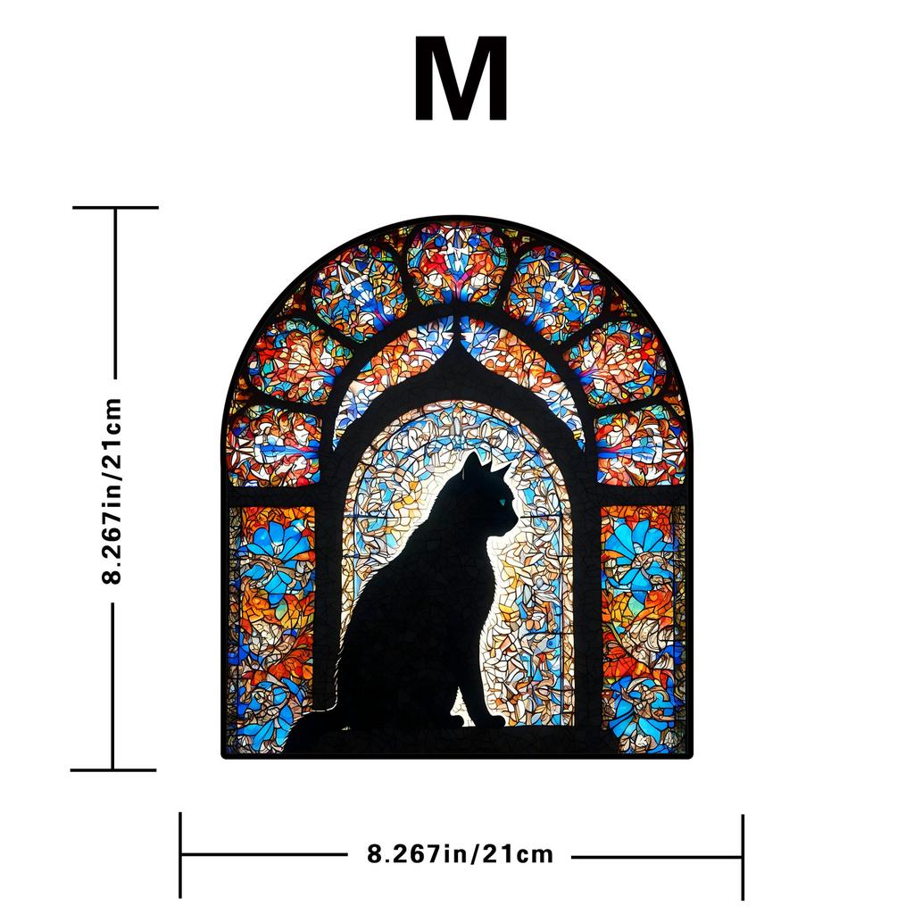 119/244pcs Irregular-shaped Cat Wooden Jigsaw Puzzle  Puzzle Stress-Relieving Game Birthday Xmas Gifts for Cat Lovers Home Decor