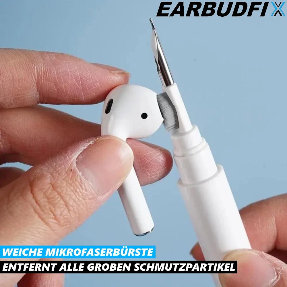 EARBUDFIX Kopfhörer Reinigungsset Headset Reinigungsstift Ohrhörer Smartphone