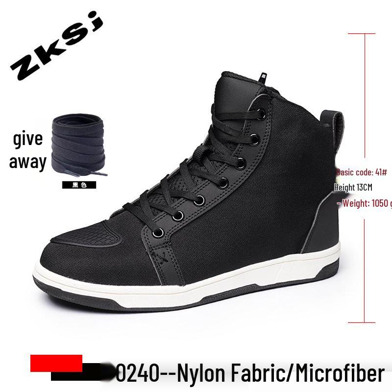Breathable Cross-Border Motorcycle Riding Boots - Anti-Fall, All-Season Knight Racing & Parkour Shoes
