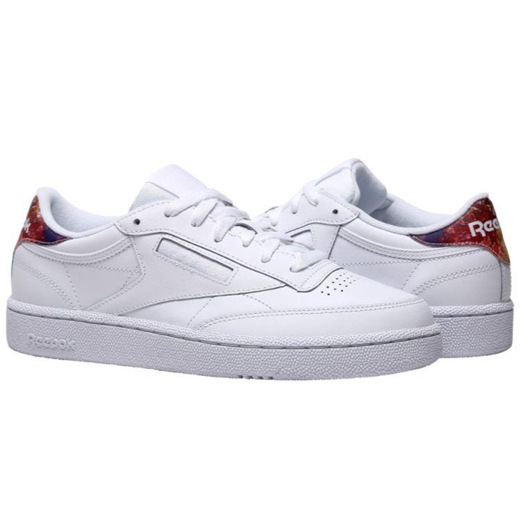 Reebok Club C Rainbow Casual Low-Top Sneakers Unisex sneakers White DV5303