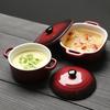 Ceramic Lidded Soup Stew Pot (Set of 2)
