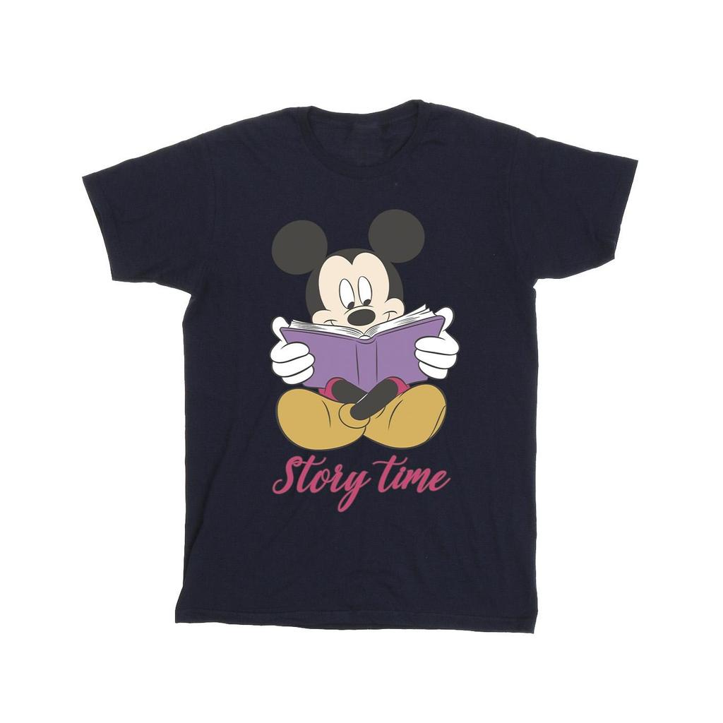 Disney Mens Mickey Mouse Story Time T-Shirt