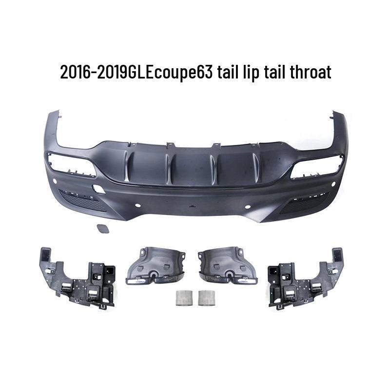 16-19 Mercedes-Benz GLE Coupe AMG GLE63 Rear Lip Dual Exhaust Tailpipe