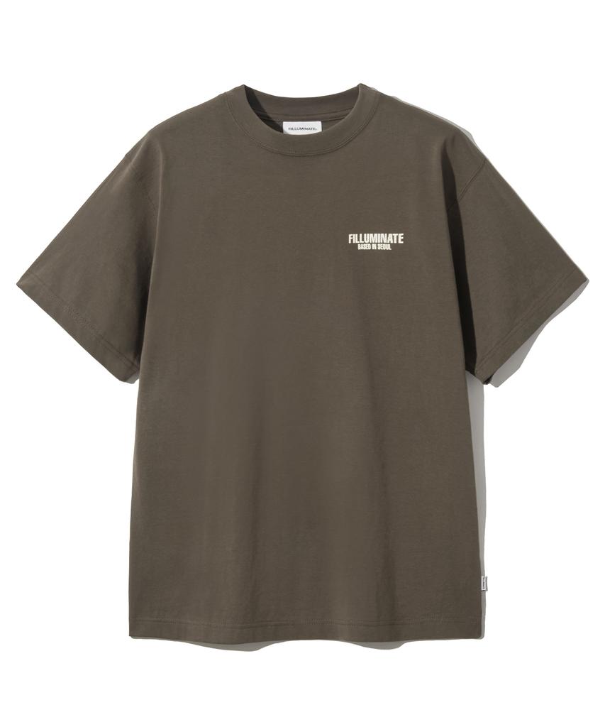 FILLUMINATE Contrast Graphic T-Shirt - Brown