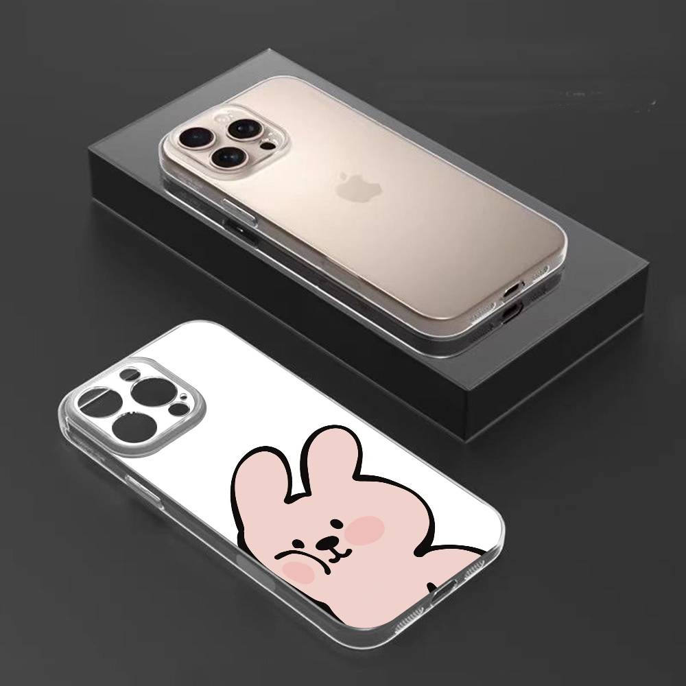 Couple Style Phone Case For iPhone17,16,15,14,13,12,11 Plus,Pro Max Soft Transparent Cover