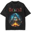 2026 Unisex Oblečení Tričko Pánské Grafická Trička Unisex Rockový Nástroj Kapela Lateralus Heavy Metal Hudba Vintage Prané Kulatý Výstřih Y2k
