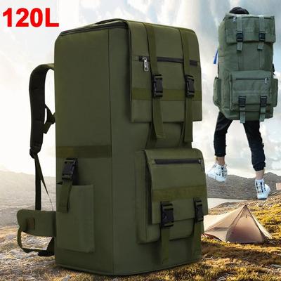 120L Männer Wandern Tasche Camping Rucksack Große Outdoor Klettern Trekking Reise Taktische Taschen