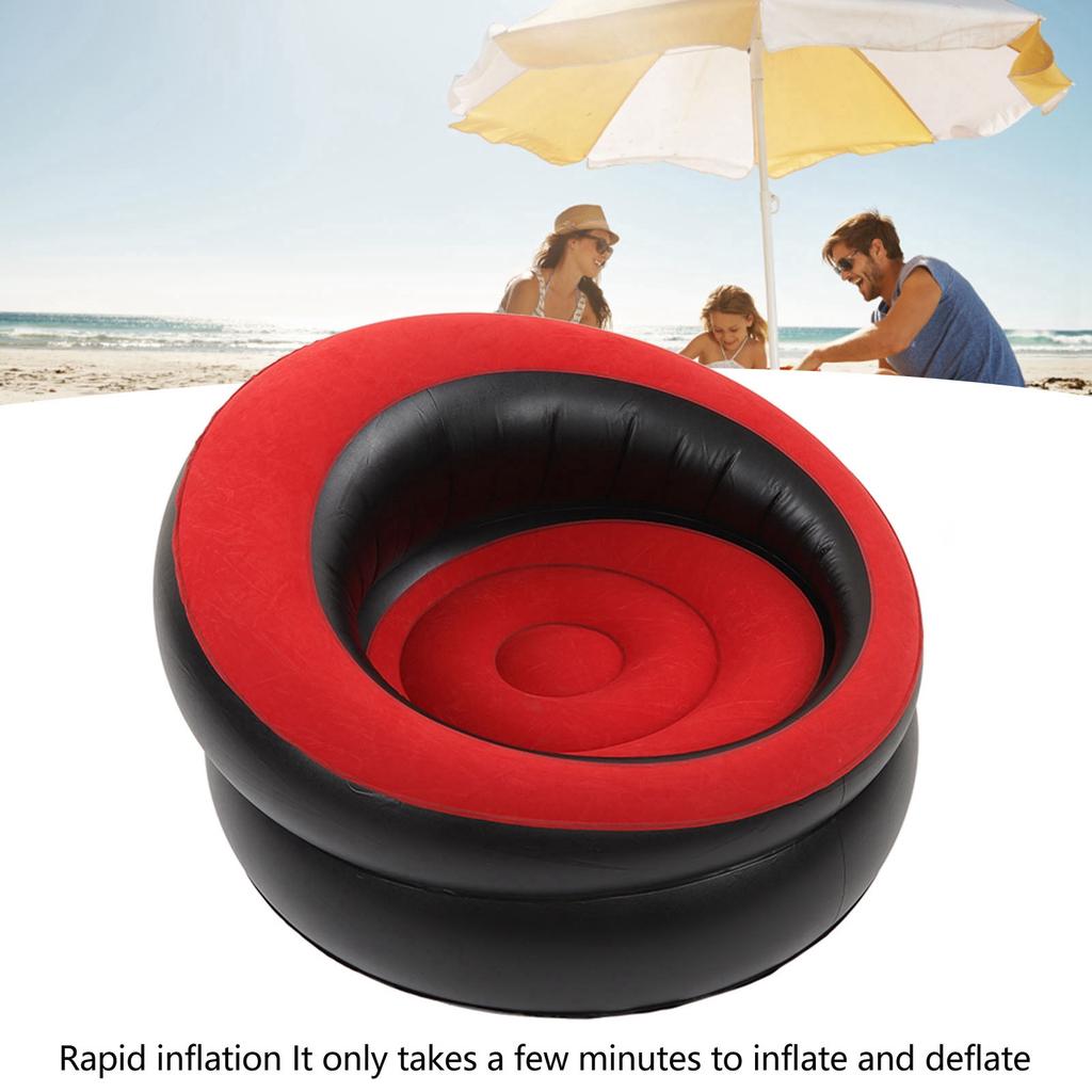 Inflatable Couch Flocking   Sofa Simple Inflatable Ch  for Living Room Bedroom Reading Room   Balcony Travel