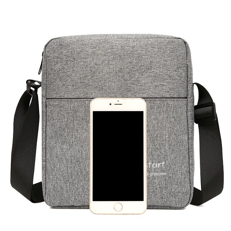 Men'S Casual Shoulder Bag Lightweight Nylon Shoulder Waterproof Messenger Bag Outdoor Backpack