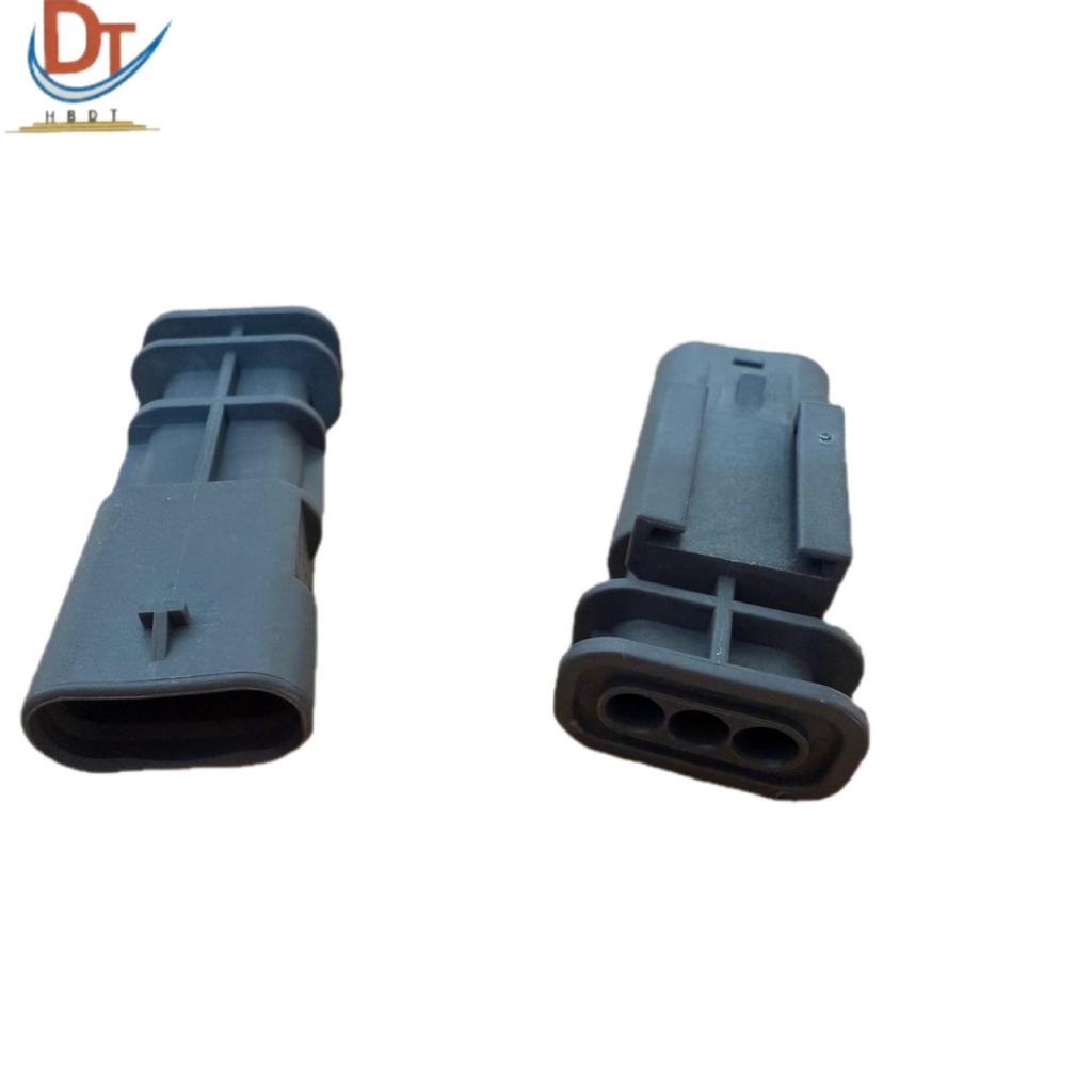 2-1703494-1 Car Wiring Harness Connector: 3P Plastic Shell Plug