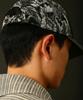 BIRD CHE Black Cotton Match Flower Jacquard Cap