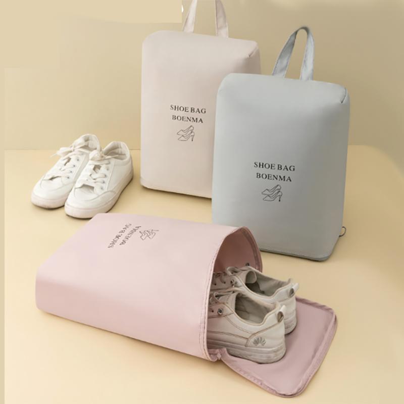 Travel Shoe Bags Waterproof Portable Shoe Pouches Organizer Dust-Proof Portable Small Shoe Organizer for Travel Hiking
