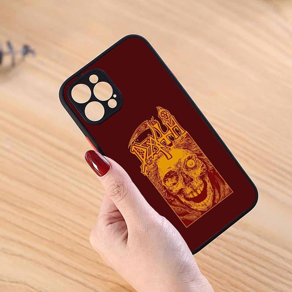 Old Deaths Mental Rock Phone Case Black Matte For IPhone 16ProMax 15 13 12 11 14 Pro Max Mini Plus SE2020 XS Max XR Cover
