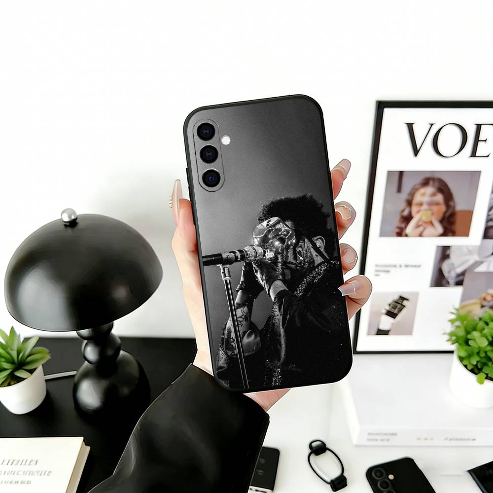 T-The W-W Phone Case Black Silicone Soft For Samsung Galaxy A73,A72,A71,A70,A53,A52,A51