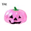 Halloween Stress Relief Balls Glitter Pumpkin Ball, Head Squeeze Toy for Relief, Creepy Fidget Party Favors