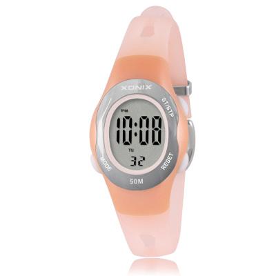 XONIX New Fashion Student Women Sports Girls Watch Relogios Femininos Waterproof 50m Swim Dive Wristwatches Montre Femme FW
