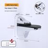 Zinc Alloy F-Shaped Glass Clip: Bathroom/Kitchen Shelf Support Bracket