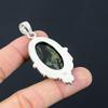 Sisters Day Sale Oval Natural Kambaba Jasper Trendy Wife Pendant Sterling Silver