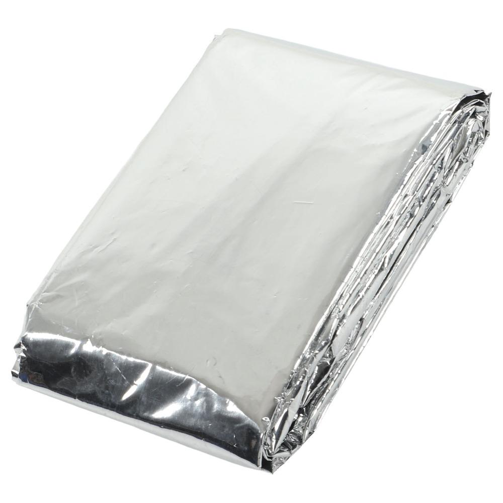 Folia aluminiowa CPP Poncha awaryjne Wodoodporna Odblaskowa folia Termiczny koc survivalowy Kompaktowy Jednorazowy koc awaryjny