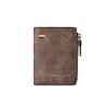 Men's High-End Casual Zipper Wallet - Short, Large Capacity, Multifunctional Billfold & Coin/Card Holder.