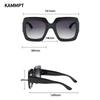 Oversized Square Sunglasses Women  New In Vintage Candy Color Gradient Travelling Shades Trendy Outdoor Sun Glasses