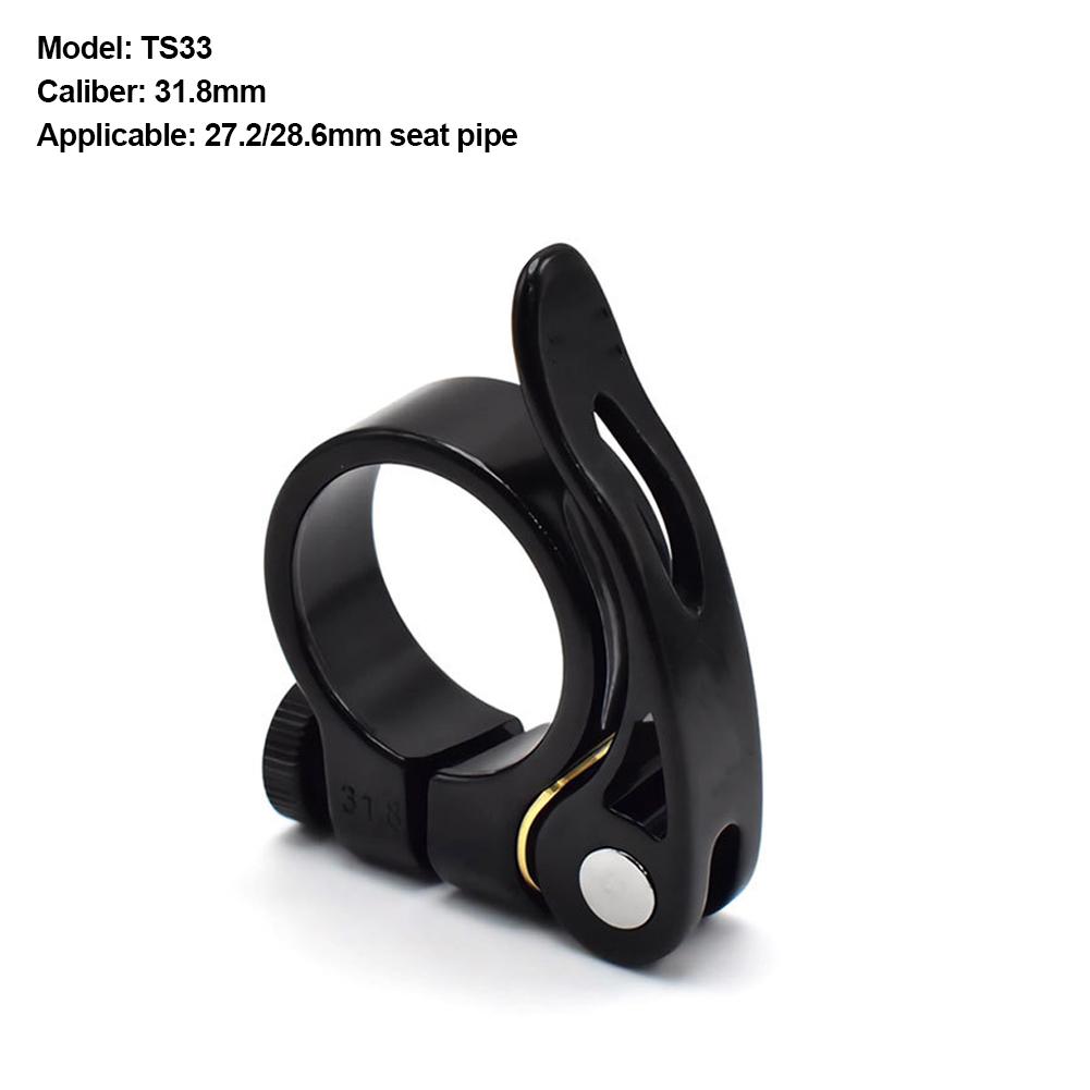 

31,8 34,9 мм сверхлегкий алюминиевый сплав MTB шоссейный велосипед быстросъемный зажим подседельного штыря для горного велосипеда детали для велоспорта TS33-31.8mm Black
