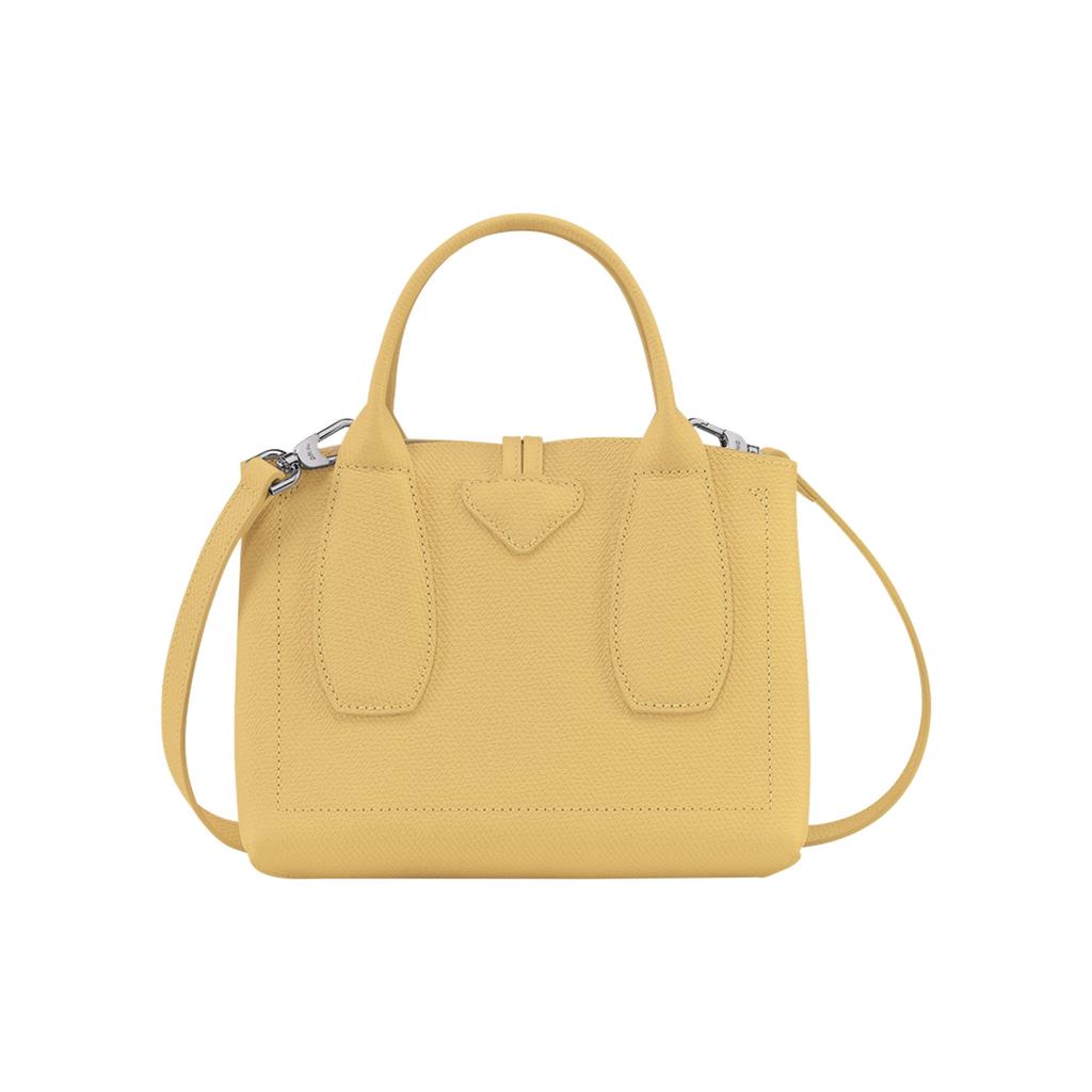 Longchamp Le Roseau 22 Bamboo Buckle Closure Large Cowhide Big Bag Shoulder Crossbody Handbag Small Women handbags Pink Yellow 10095HPN452