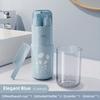 Travel Toiletry Set, Including a Wash Cup and a Mouthwash Cup. It Is an Essential And Amazing Item for Traveling.Portable Storage Box for Toothbrushes