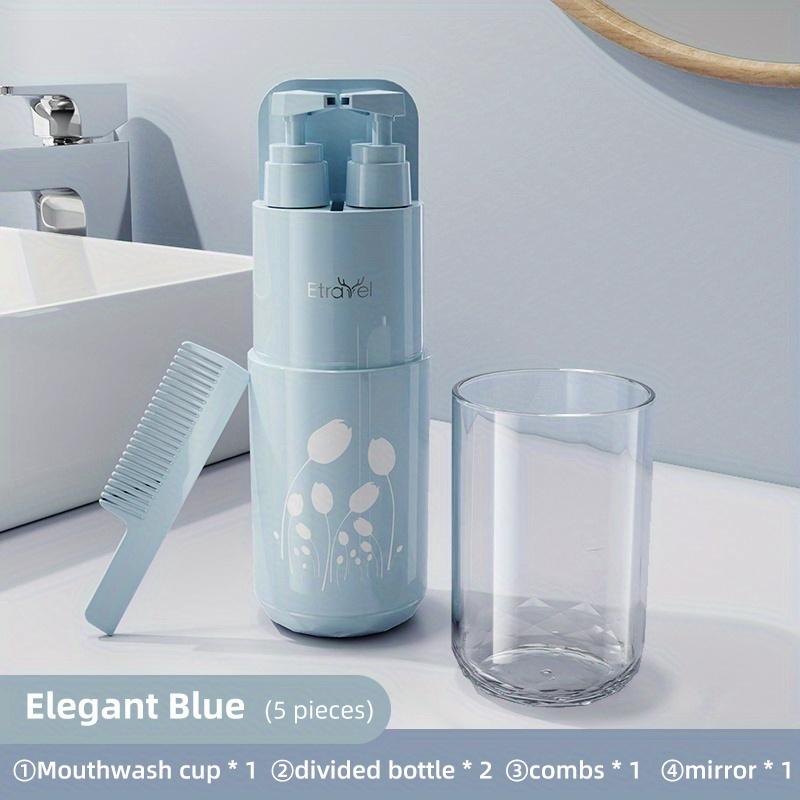 Travel Toiletry Set, Including a Wash Cup and a Mouthwash Cup. It Is an Essential And Amazing Item for Traveling.Portable Storage Box for Toothbrushes