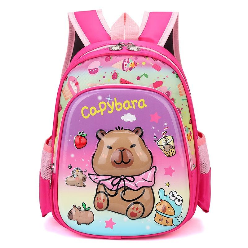 Kapibara children's schoolbag cute cute kindergarten schoolbag boys and girls backpack can do big goods