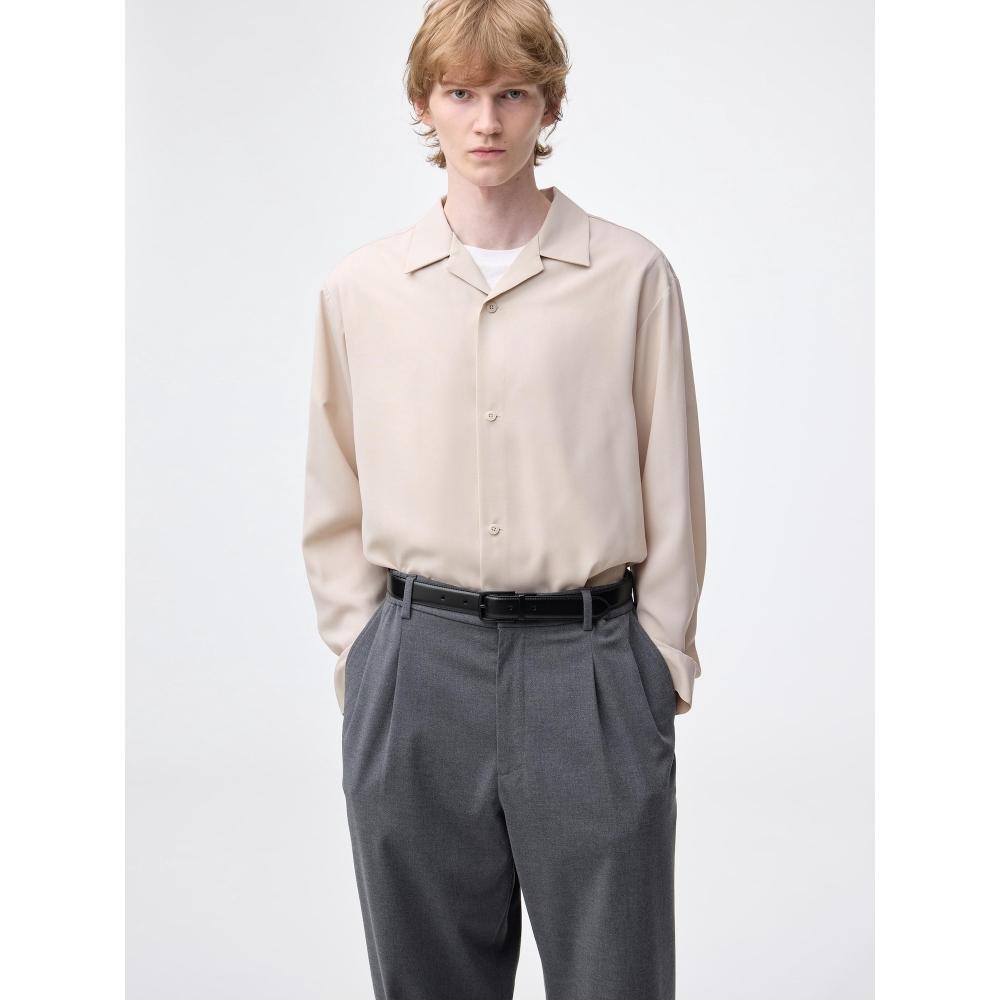 Gu By Uniqlo Leather Reversible Belt  Adjustable 