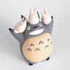 ENSKY Totoro Plush Grass Flowers and Totoro Gray 8 inches