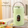 Douyin Celebrity Electric Stew Pot: Portable Multi-Function Soup & Porridge Cooker with Clear Stainless Steel Design