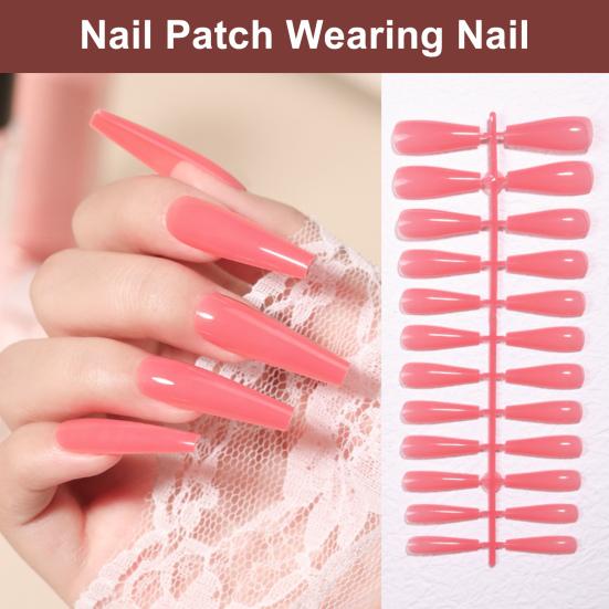 Buy 1 Set DIY Design Press on Removable Full Cover Nails Extension