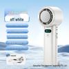 2026 Foldable High-Speed Handheld Fan: 100 Speeds, Ice Pack, USB Charging, Portable Hanging Design for Outdoor Use.
