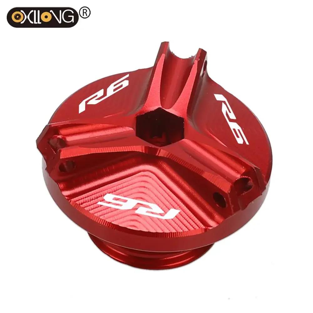 Accesorii Motociclete Șuruburi Capac Umplere Ulei Cupă Ulei Motor Pentru PENTRU YAMAHA YZF-R6 YZFR6 1999 2000 2001 2002 2003 2004 2005 2006