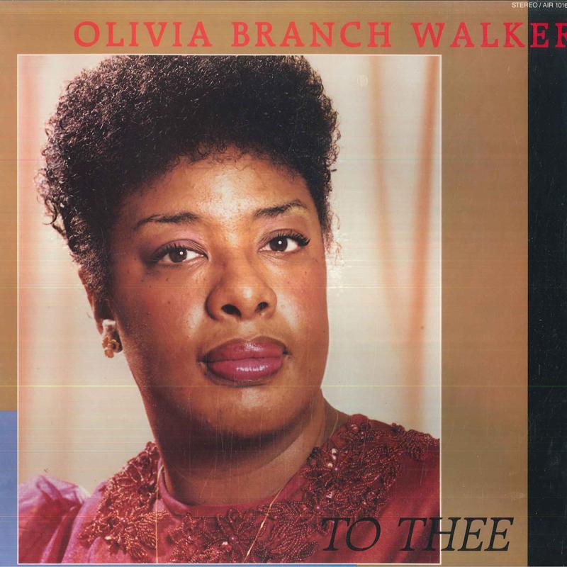 

LP Record OLIVIA BRANCH WALKER - To Thee AIR10161 Gospel AIR Reco 1990 US Soul/Funk